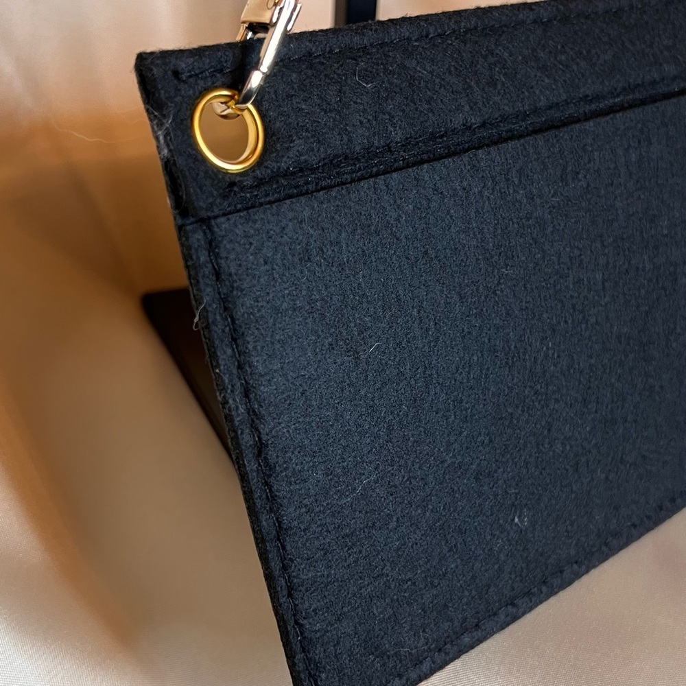 New Chain & Large Black Wallet Insert/Converter - image 6